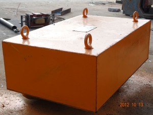 懸掛式永磁除鐵器發貨現場